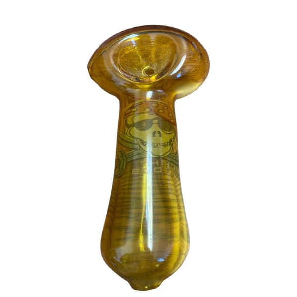 4.6" HAND PIPE GOLDEN PIRATE