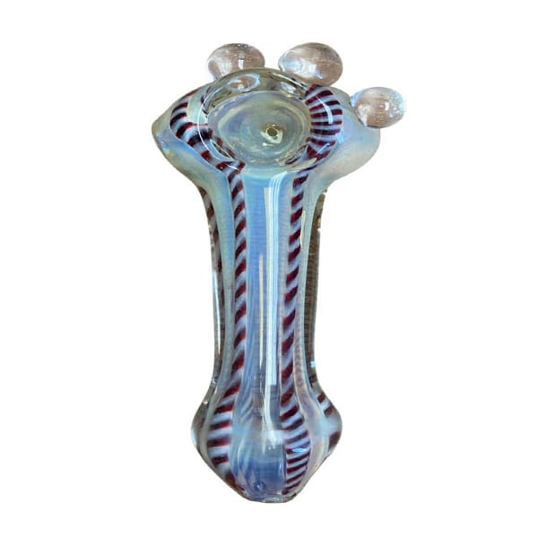 4.4" HAND PIPE CLEAR CANDY