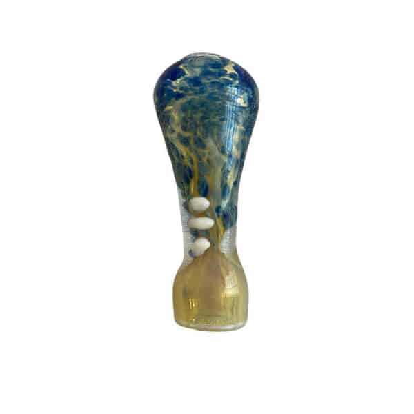 3.5" HAND PIPE BLUE ROCK
