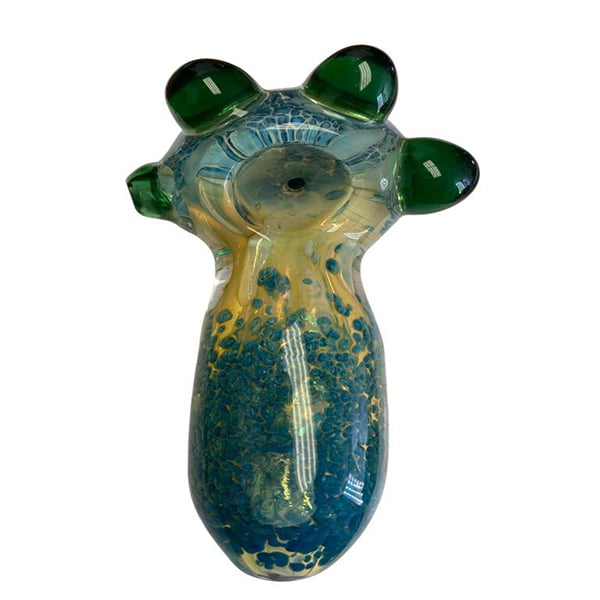 4.9" HAND PIPE GREEN BIG EGG