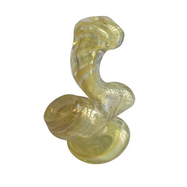 4.2" HAND PIPE SILVER FUMED
