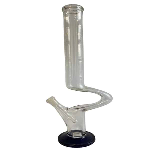 18" WATER PIPE CLEAR ASSORTED COLORS