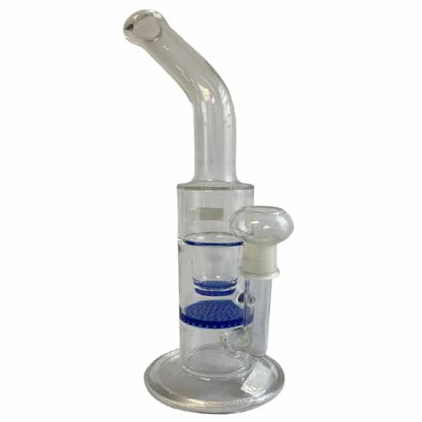 13" DOUBLE HONEYCOMB WATER PIPE CURVED TIP