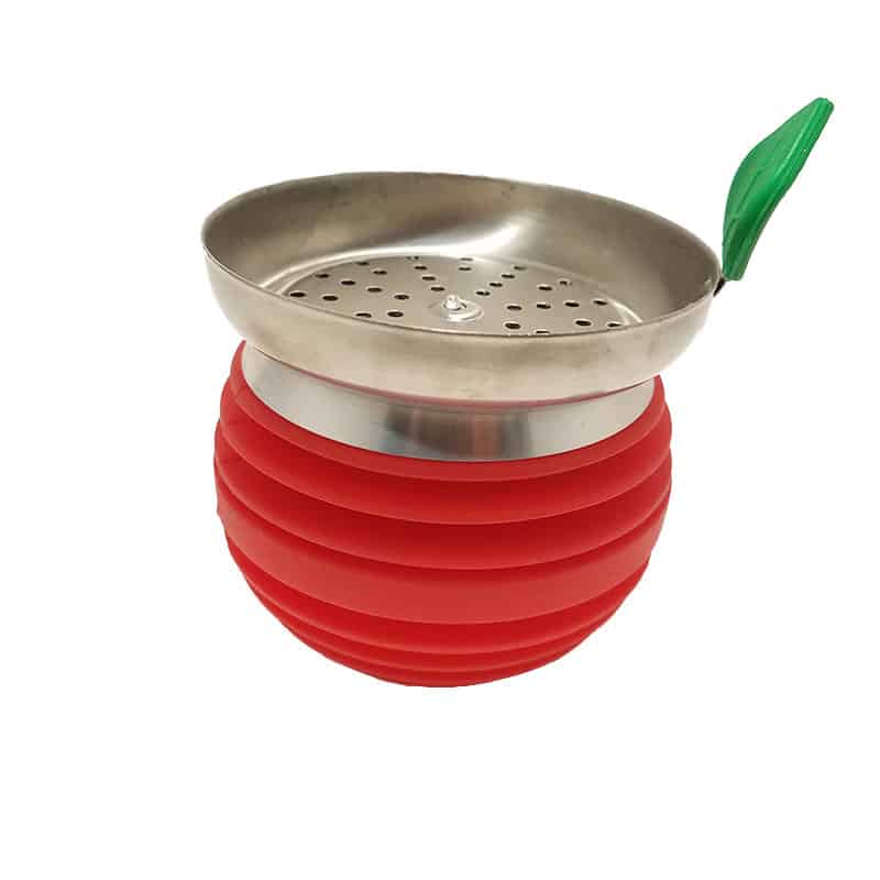 silicone hookah bowl with metal charcoal lid wholesale