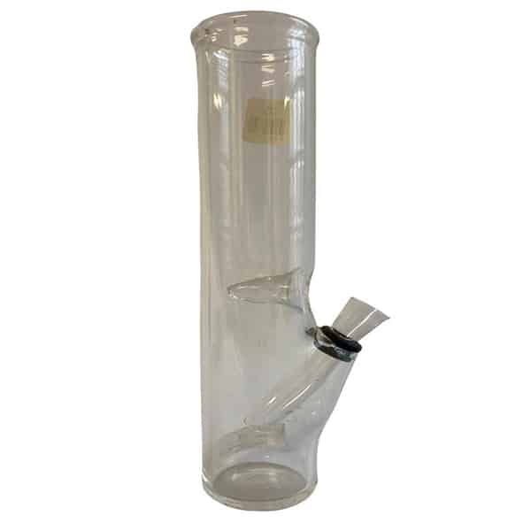 9" WATER PIPE STRAIGHT NECK CLEAR
