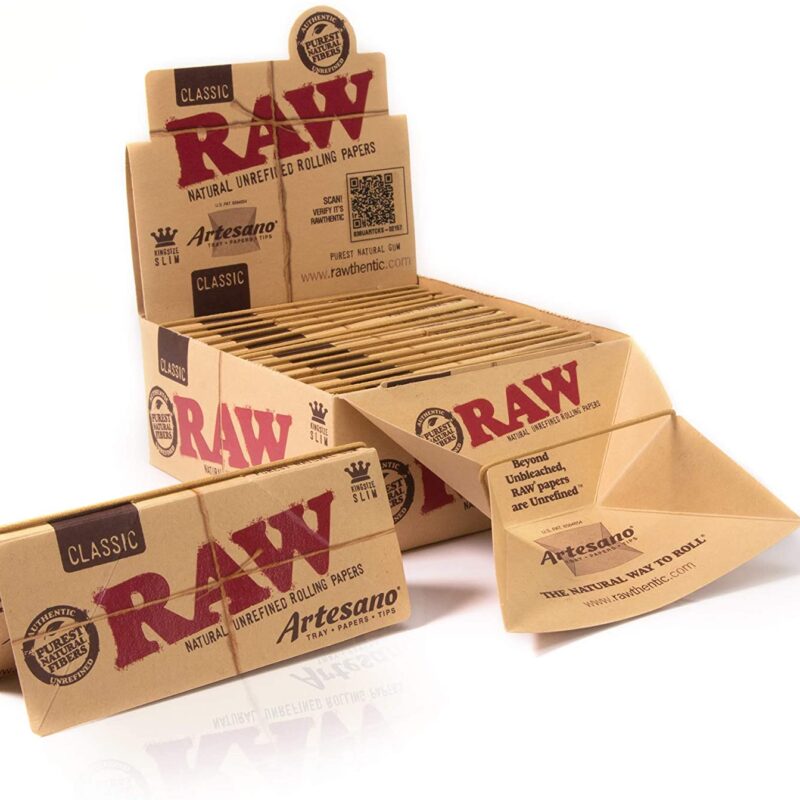RAW CLASSIC ARTESANO ROLLING PAPERS KING SIZE - SLIM