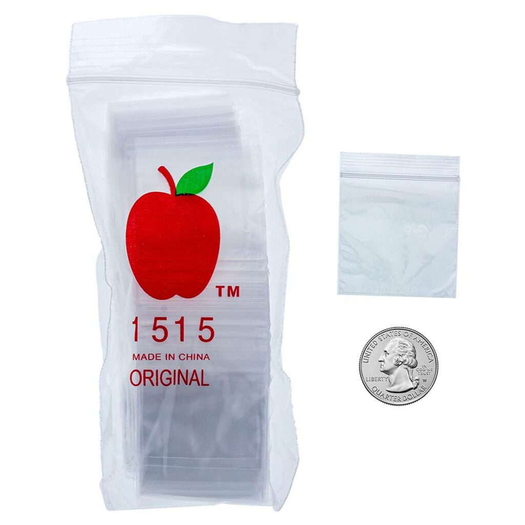 APPLE BAGGIES 1515 PACK OF 1000