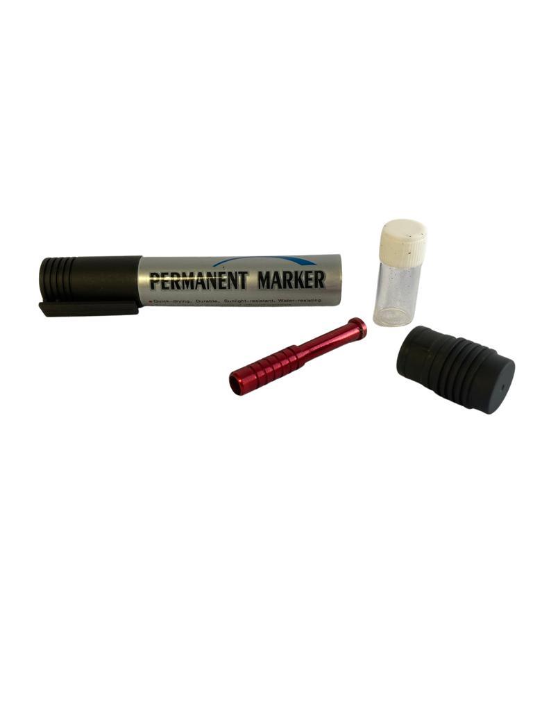 PERMANENT MARKER METAL PIPE