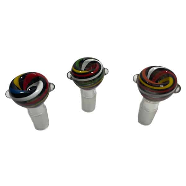 18mm MALE TROPICAL SWIRL BOWL