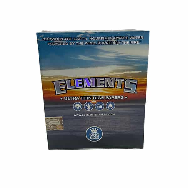 ELEMENTS KING SIZE ULTRA THIN RICE PAPERS