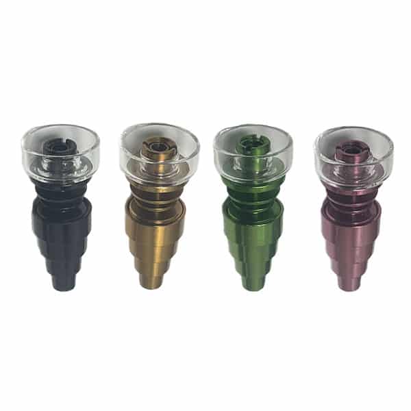 HIGH QUALITY COLORFUL DOMELESS TITANIUM NAIL MALE