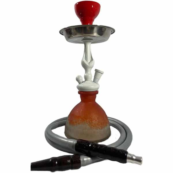 15" SAHARA SMOKE WULFENITE PANDORA 1 HOSE HOOKAH
