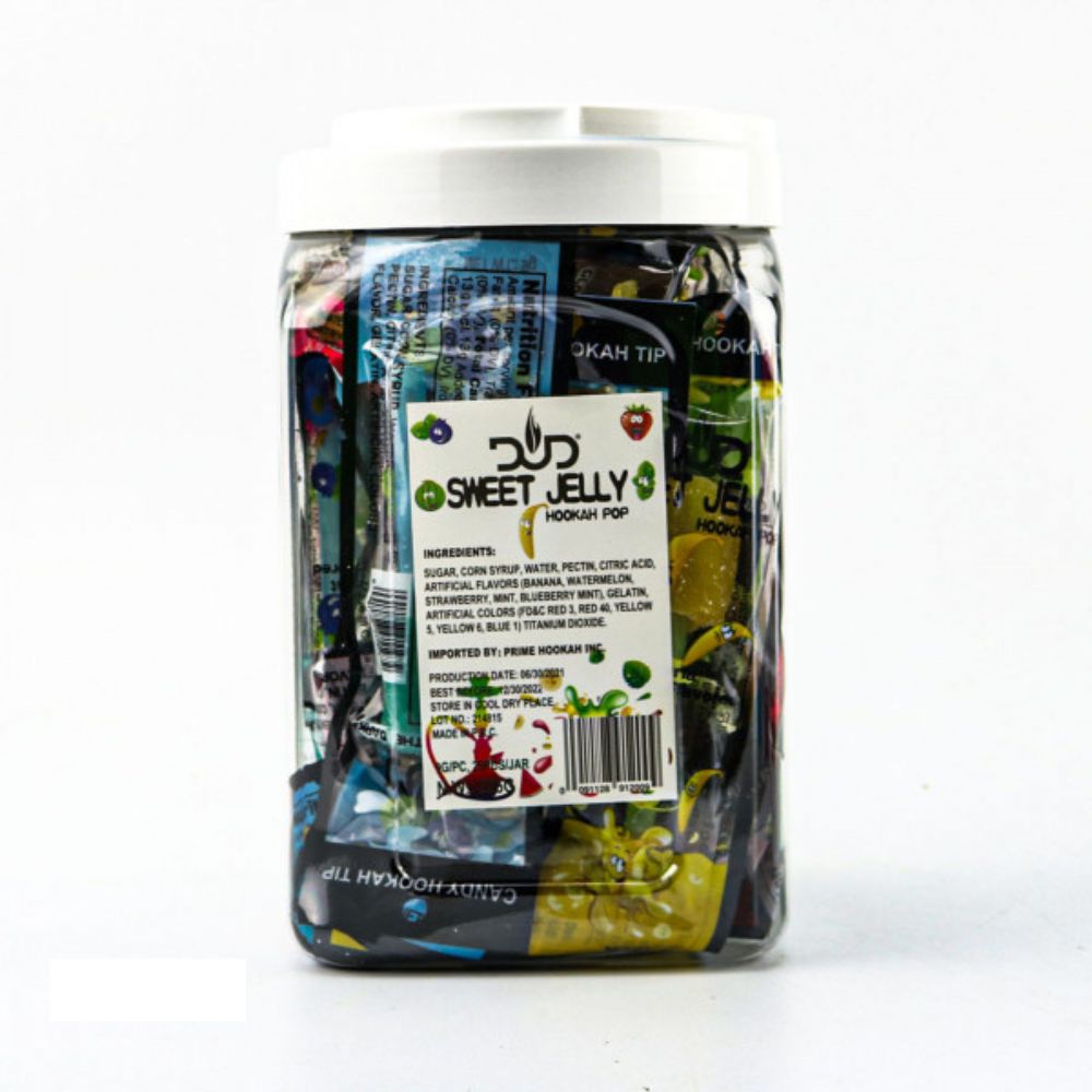 Dud Jelly Hookah Tip 25 pcs/Jar 1 Dud Jelly Hookah Tip 25 pcs/Jar
