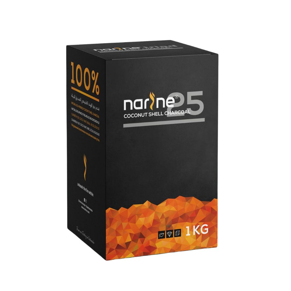 Narine Coco Charcoal 1kg/25m 1 Narine Coco Charcoal 1kg/25m