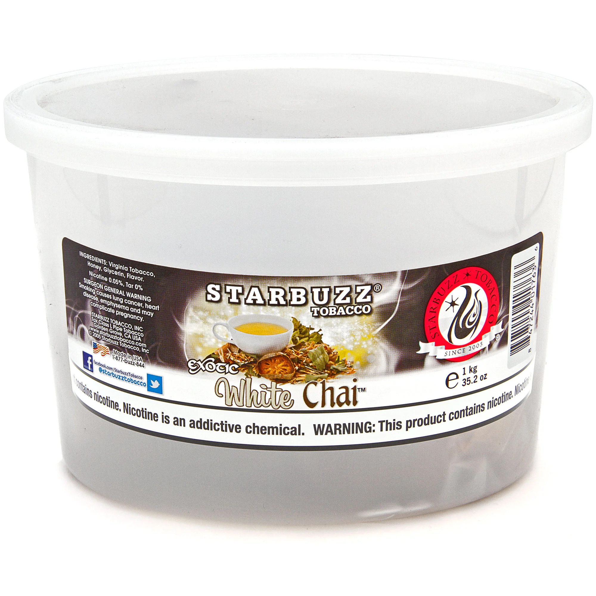Starbuzz Bold Exotic White Chai 1 Starbuzz Bold Exotic White Chai