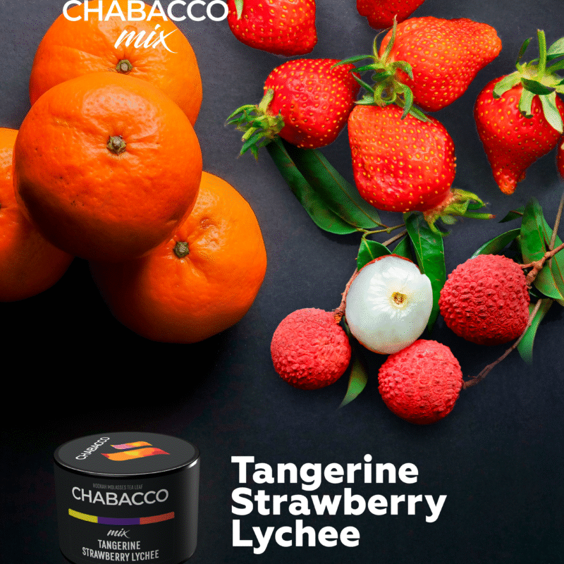 Chabacco Mandarin - Wild Strawberry - Lychee 50 gr