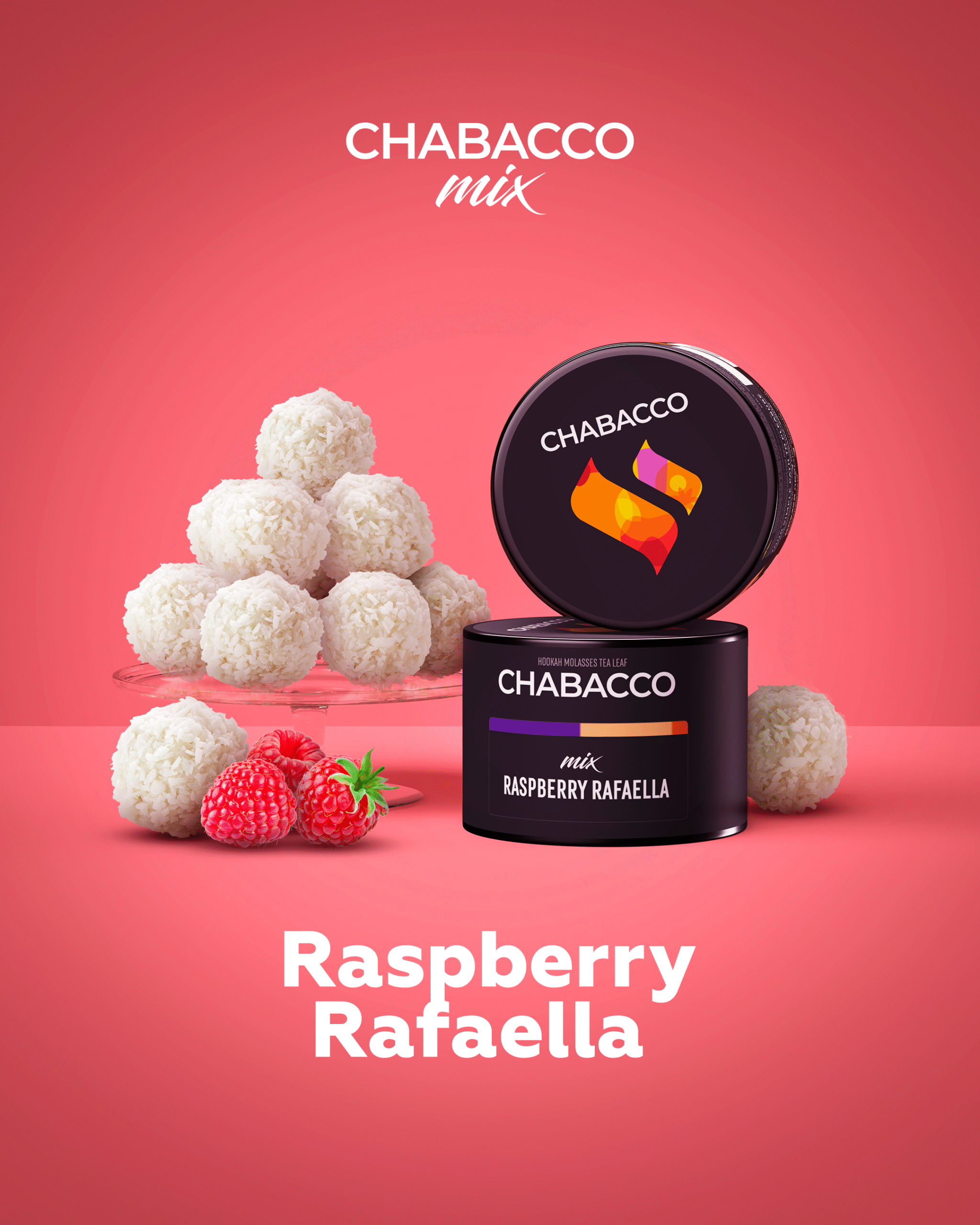 Chabacco Raspberry Rafaella 50gr 1 Chabacco Raspberry Rafaella 50gr