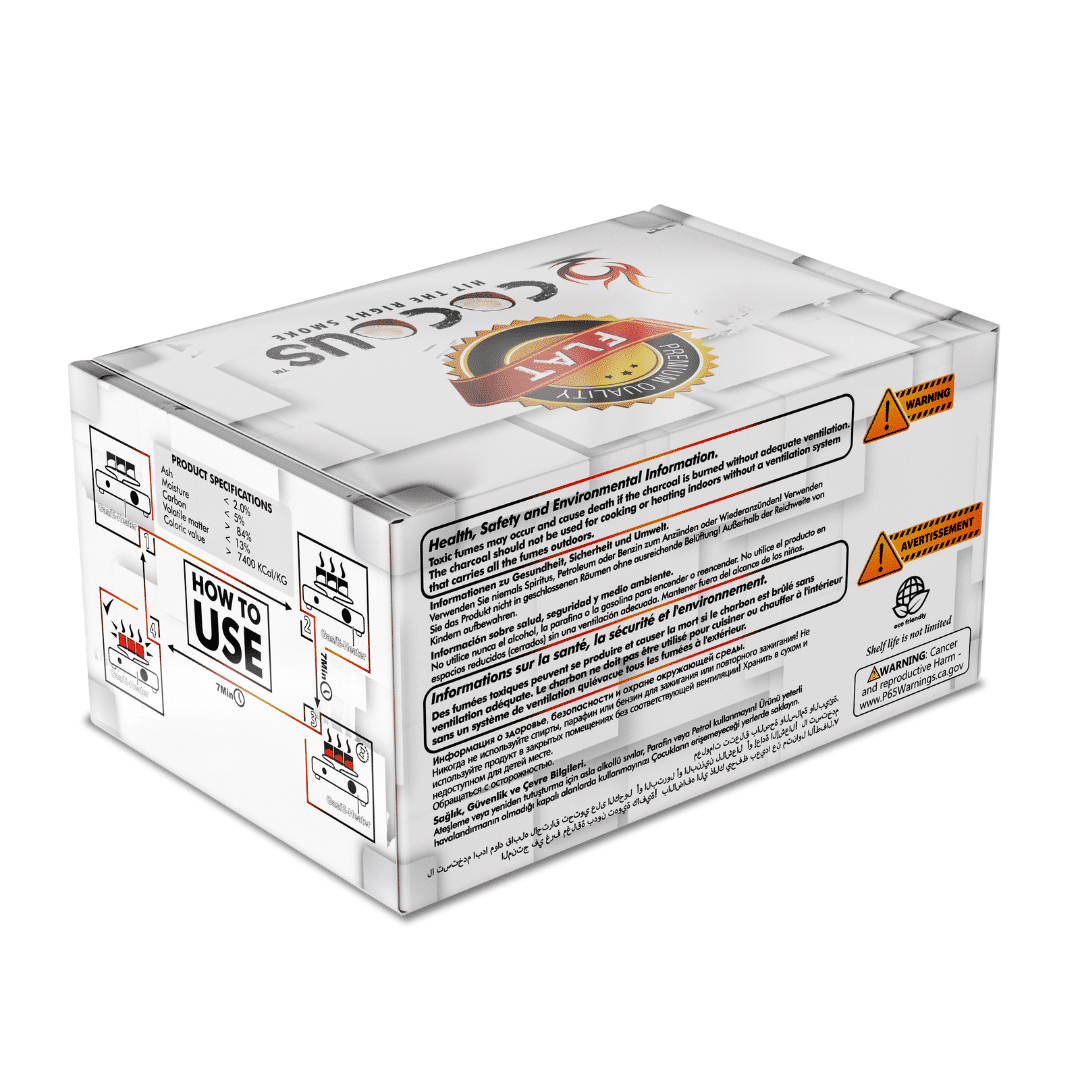 CocoUS Charcoal 96 pieces FLATS 2 CocoUS Charcoal 96 pieces FLATS - Image 2