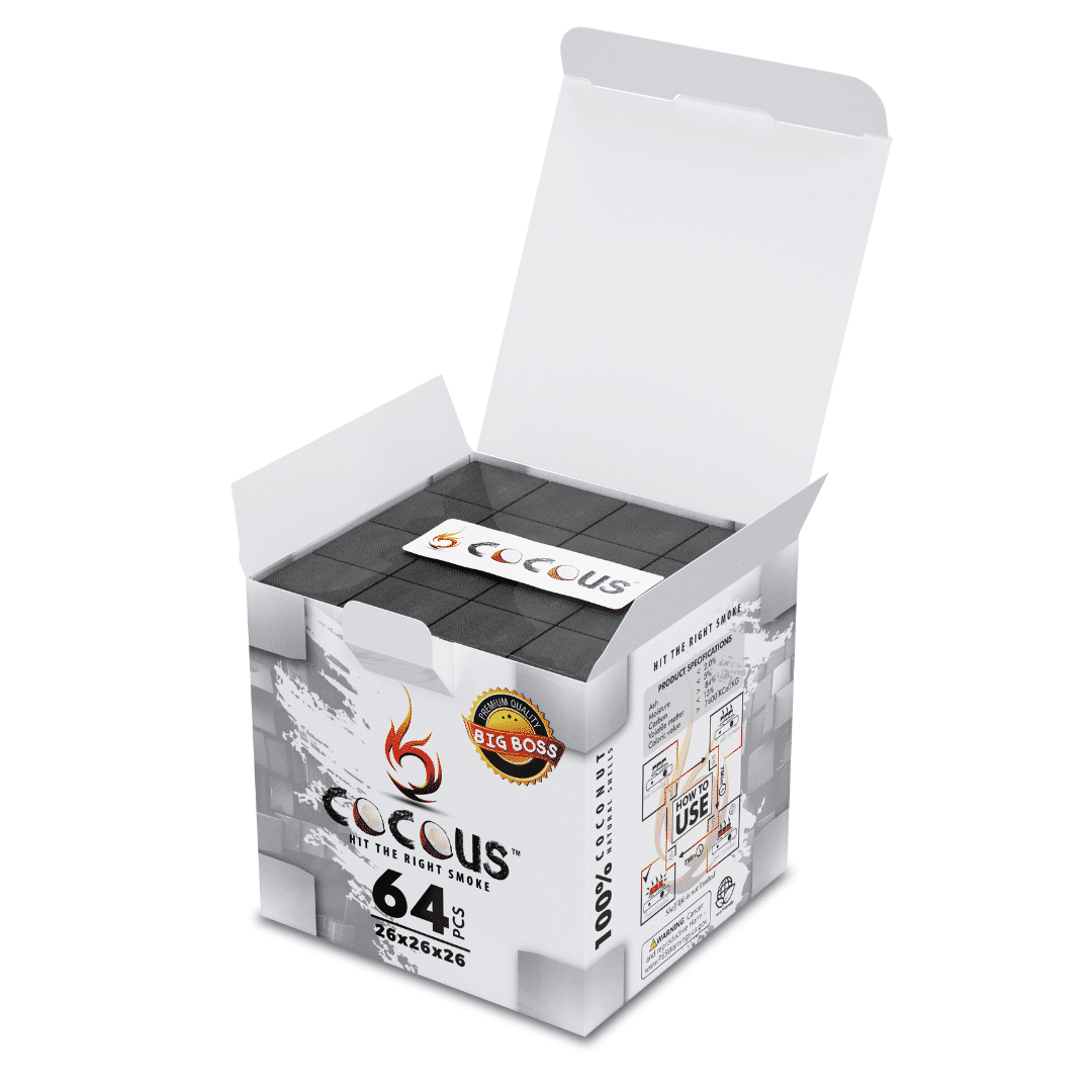 CocoUS Charcoal 64 pieces 26mm Cubes 4 CocoUS Charcoal 64 pieces 26mm Cubes - Image 4