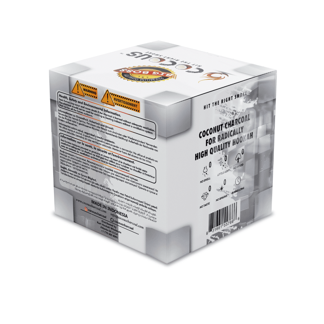 CocoUS Charcoal 64 pieces 26mm Cubes 3 CocoUS Charcoal 64 pieces 26mm Cubes - Image 3