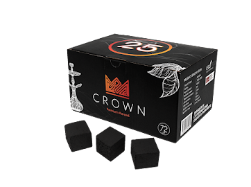 Crown Charcoal 25mm 1 Crown Charcoal 25mm